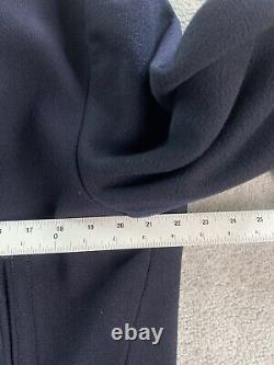Vintage Polo Ralph Lauren Coat Mens Extra Large Navy Wool Double Breasted Naval