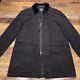 Vintage Polo Ralph Lauren Coat Mens Medium Gray Wool Cashmere Corduroy Collar
