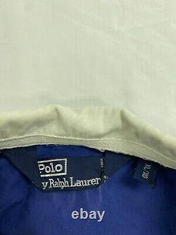 Vintage Polo Ralph Lauren Cookie Light Pullover Jacket Size XL Blue