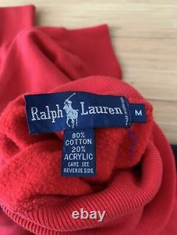 Vintage Polo Ralph Lauren Cookie Sweater Turtle Neck USA Spell Out 90s M