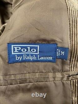 Vintage Polo Ralph Lauren Corduroy Blazer Jacket Size Medium Brown