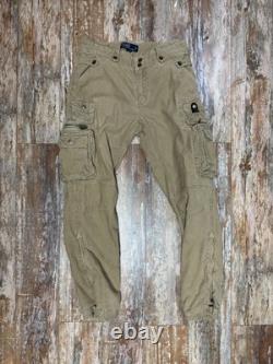 Vintage Polo Ralph Lauren Corduroy Cargo Pants Mens Size 32X32 Paratrooper