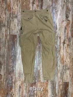 Vintage Polo Ralph Lauren Corduroy Cargo Pants Mens Size 32X32 Paratrooper