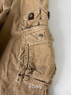 Vintage Polo Ralph Lauren Corduroy Cargo Pants Mens Size 32X32 Paratrooper