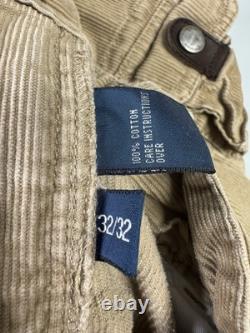 Vintage Polo Ralph Lauren Corduroy Cargo Pants Mens Size 32X32 Paratrooper
