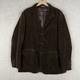 Vintage Polo Ralph Lauren Corduroy Jacket Mens Large Brown Blazer Chore 3 Button