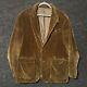 Vintage Polo Ralph Lauren Corduroy Jacket Sport Coat 3 Button Blazer Brown Euc