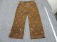 Vintage Polo Ralph Lauren Corduroy Pants Men's 34x30 Brown Embroidered Straight