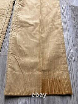 Vintage Polo Ralph Lauren Corduroy Pants Tan Mens Size 31 Preppy Casual Slacks