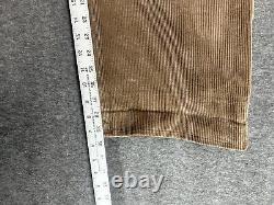 Vintage Polo Ralph Lauren Corduroy Patchwork Pants 34x30 Buckle Back wide leg