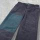 Vintage Polo Ralph Lauren Corduroy Patchwork Pants 38x34 Wide Leg 90s Skater