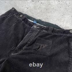 Vintage Polo Ralph Lauren Corduroy Patchwork Pants 38x34 Wide Leg 90s Skater