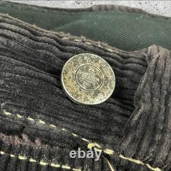 Vintage Polo Ralph Lauren Corduroy Patchwork Pants 38x34 Wide Leg 90s Skater
