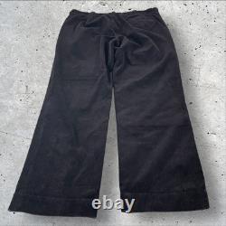 Vintage Polo Ralph Lauren Corduroy Patchwork Pants 38x34 Wide Leg 90s Skater