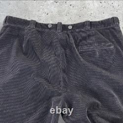 Vintage Polo Ralph Lauren Corduroy Patchwork Pants 38x34 Wide Leg 90s Skater