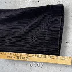 Vintage Polo Ralph Lauren Corduroy Patchwork Pants 38x34 Wide Leg 90s Skater