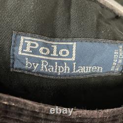 Vintage Polo Ralph Lauren Corduroy Patchwork Pants 38x34 Wide Leg 90s Skater