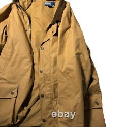 Vintage Polo Ralph Lauren Cotton Waxed Hunting Field Outdoor Jacket Sz Large