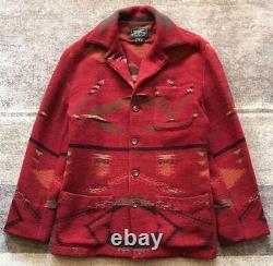 Vintage Polo Ralph Lauren Country Native American 90's Rag Red jacket Used