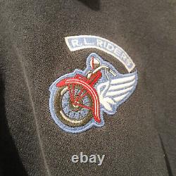 Vintage Polo Ralph Lauren Country- RLMC Motorcycle Riders- Size L- Jumper Rugby