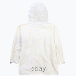 Vintage Polo Ralph Lauren Cross Flags Light Parka Jacket Size Large White