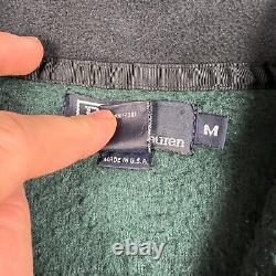 Vintage Polo Ralph Lauren Deep Pile Fleece Rare USA Made Sportsman Outdoor 92 RL