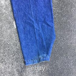 Vintage Polo Ralph Lauren Denim Andrew Pants Pleated Blue Men Size 40 x 32
