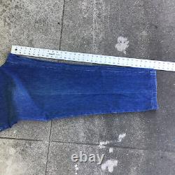 Vintage Polo Ralph Lauren Denim Andrew Pants Pleated Blue Men Size 40 x 32