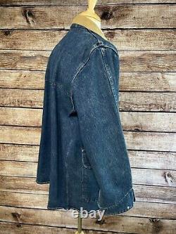 Vintage Polo Ralph Lauren Denim Fireman Clasp Jacket Size M