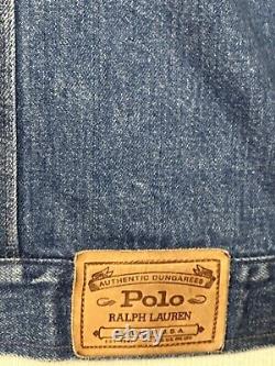 Vintage Polo Ralph Lauren Denim Jacket Slightly Distressed