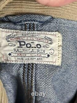 Vintage Polo Ralph Lauren Denim Jacket Slightly Distressed