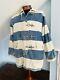 Vintage Polo Ralph Lauren Denim Stripe Lobster Claw Fireman's Jacket Usa Men's M