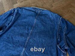 Vintage Polo Ralph Lauren Denim Trucker Dungarees Jacket Corduroy Collar XL