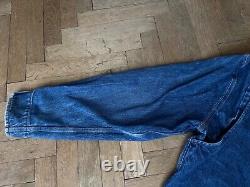 Vintage Polo Ralph Lauren Denim Trucker Dungarees Jacket Corduroy Collar XL