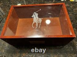 Vintage Polo Ralph Lauren Display Wood Box