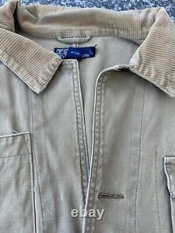 Vintage Polo Ralph Lauren Distressed Hunting Chore Parka Corduroy Collar Jacket