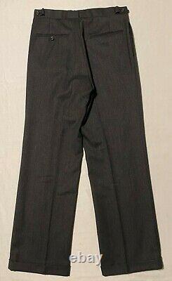 Vintage Polo Ralph Lauren Double Breast Adjustable Pant 2-Pieces Men Suit 38R/31