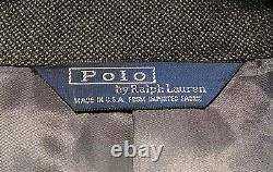 Vintage Polo Ralph Lauren Double Breast Adjustable Pant 2-Pieces Men Suit 38R/31