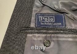 Vintage Polo Ralph Lauren Double Breast Adjustable Pant 2-Pieces Men Suit 38R/31