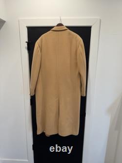 Vintage Polo Ralph Lauren Double Breast Camel Tan Polo Coat 46L Made In Canada