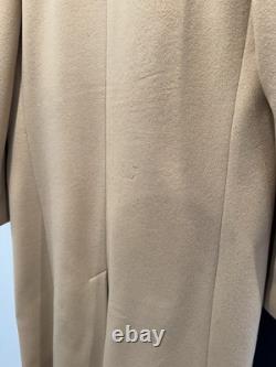 Vintage Polo Ralph Lauren Double Breast Camel Tan Polo Coat 46L Made In Canada