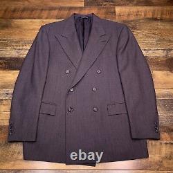 Vintage Polo Ralph Lauren Double Breasted Blazer 44R Wool Sport Coat