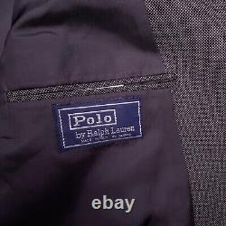 Vintage Polo Ralph Lauren Double Breasted Blazer 44R Wool Sport Coat