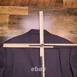 Vintage Polo Ralph Lauren Double Breasted Blazer 44R Wool Sport Coat
