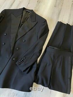 Vintage Polo Ralph Lauren Double Breasted Wool Tuxedo 44R (38x29) Made in USA