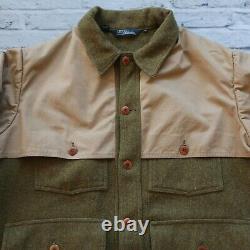 Vintage Polo Ralph Lauren Double Mackinaw Jacket Made in USA Hunting Shooting