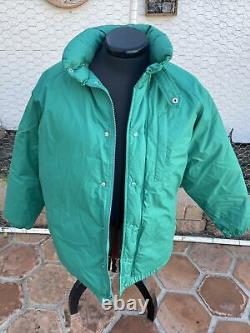 Vintage Polo Ralph Lauren Down Coat Puffer Jacket Mint Teal Aqua Green Ski Snow