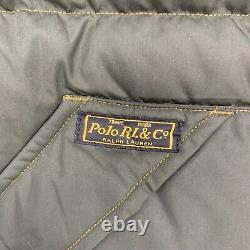 Vintage Polo Ralph Lauren Down Feather Puffer Vest Men's Sz XL Dark Green
