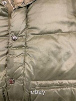 Vintage Polo Ralph Lauren Down Full Zip Puffer Jacket Size Large Green