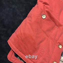 Vintage Polo Ralph Lauren Down Vest Leather Suede USA 1980s Country lined Jacket